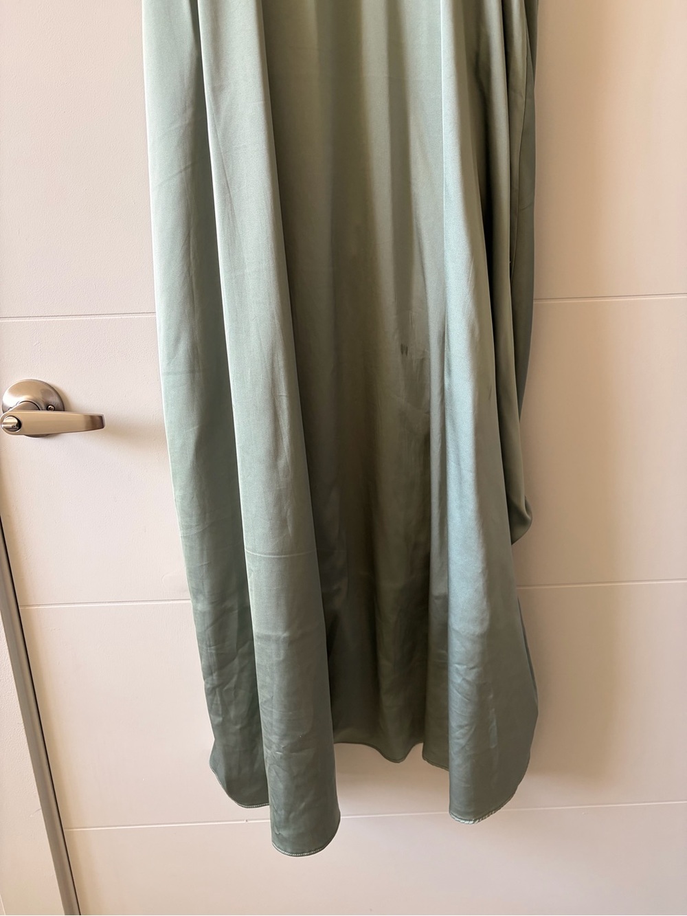 Baltic Born Olive Green Wrap High-Low Maxi Dress - Picture 3 of 4